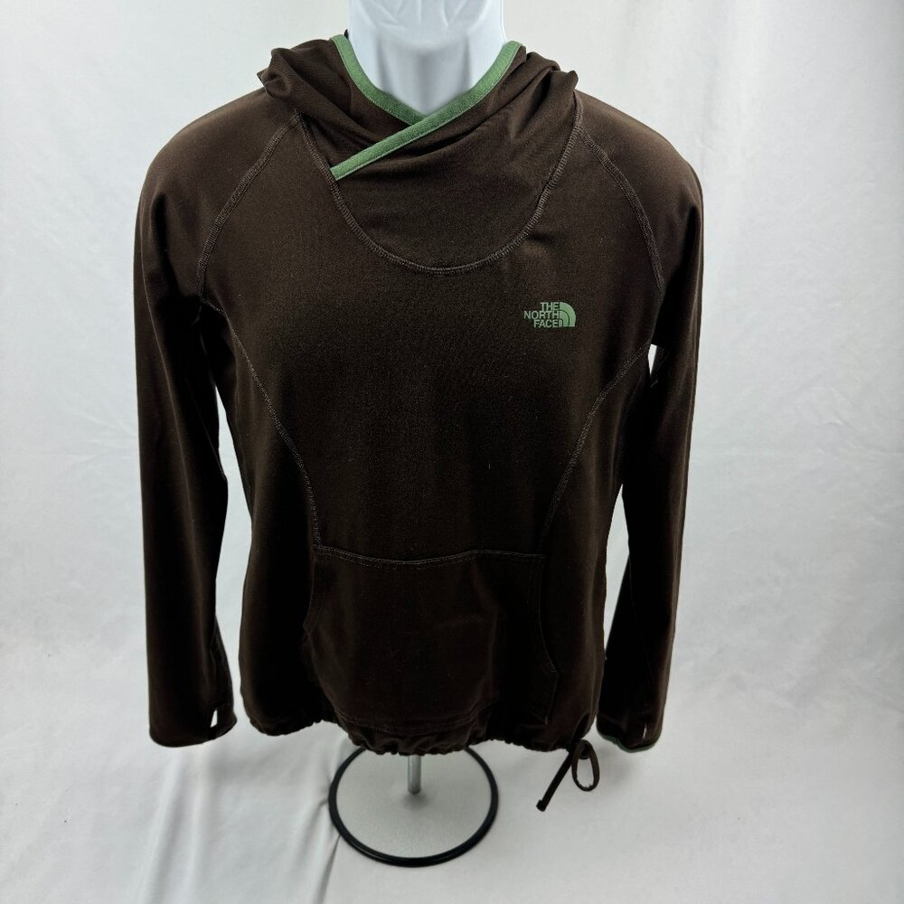 The North Face Women’s Hoodie Pullover Brown Size S Thumb Hole